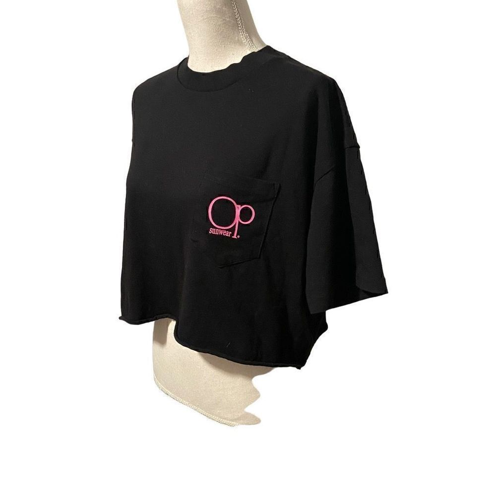 OP Ocean Pacific by Icons of Culture Crop Shirt - Picture 3 of 5